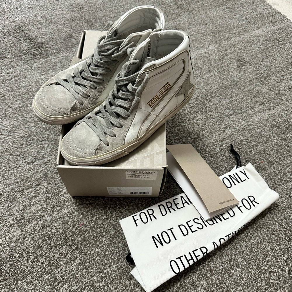 Golden Goose High-Top Sneakers with Zipper
